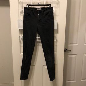 Dark grey Madewell jeans